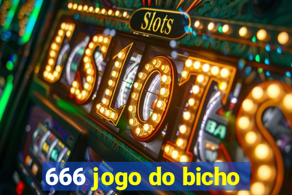 666 jogo do bicho