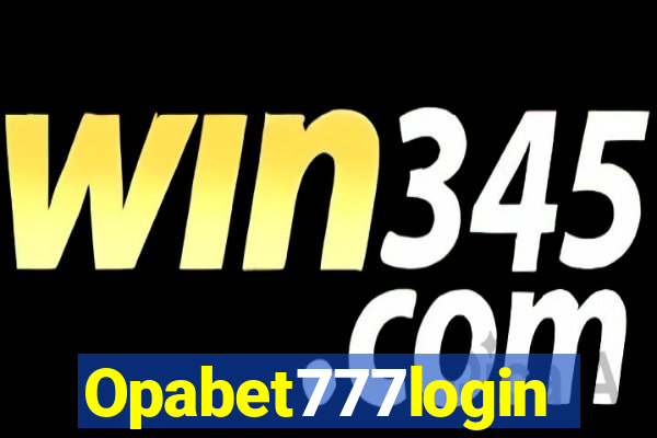 Opabet777login