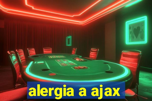 alergia a ajax