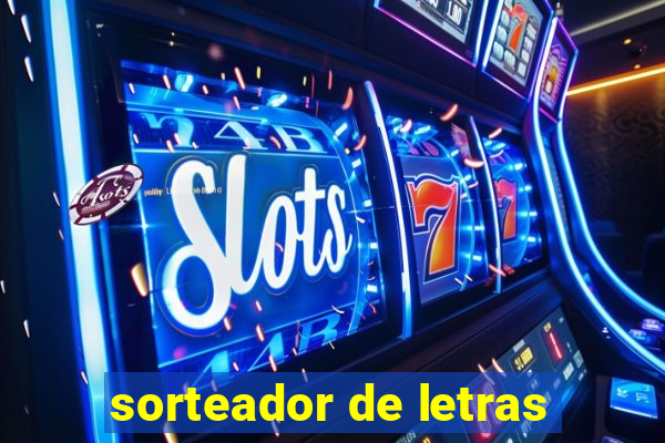 sorteador de letras