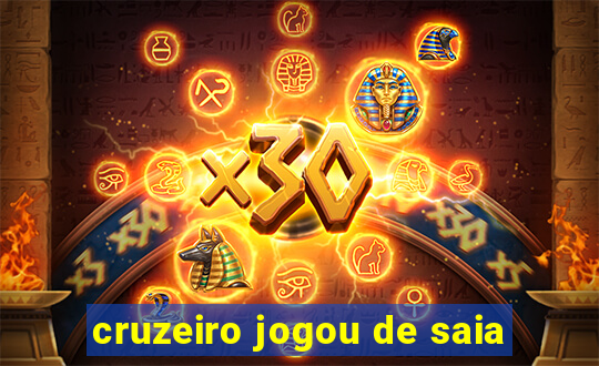 cruzeiro jogou de saia