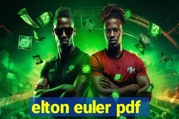 elton euler pdf