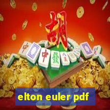 elton euler pdf