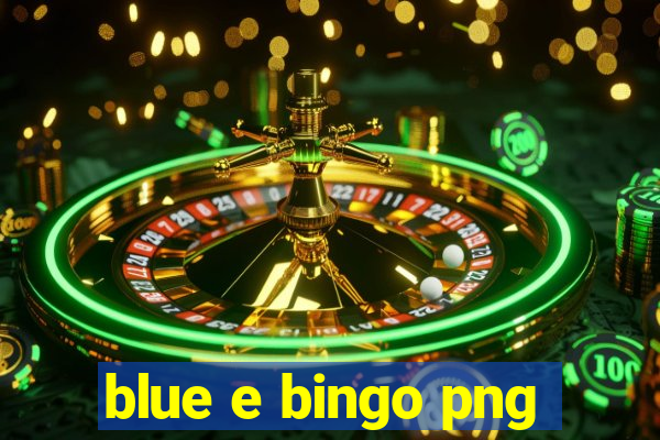 blue e bingo png