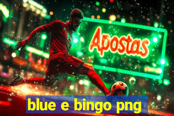 blue e bingo png