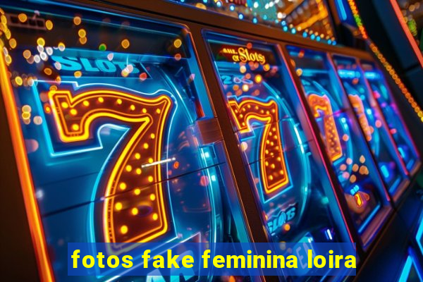 fotos fake feminina loira