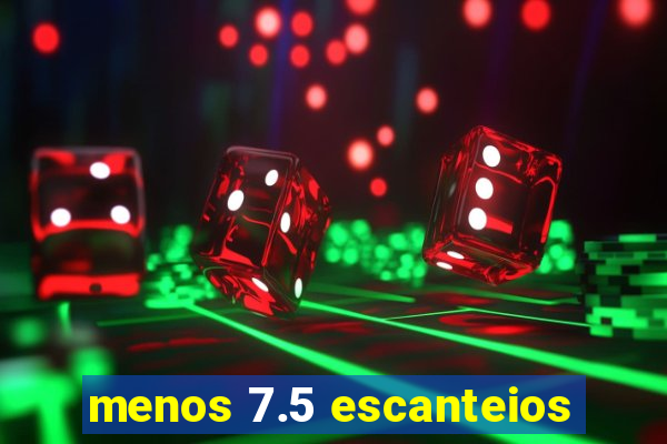 menos 7.5 escanteios