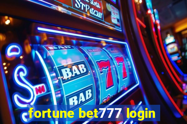 fortune bet777 login