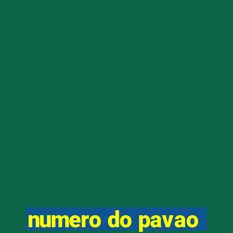 numero do pavao