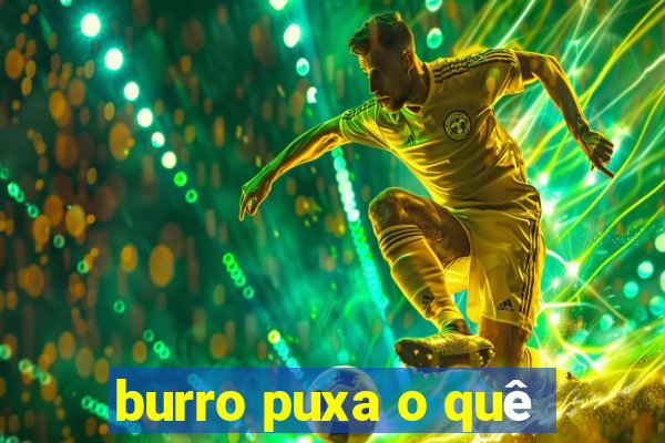 burro puxa o quê