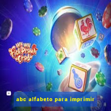 abc alfabeto para imprimir