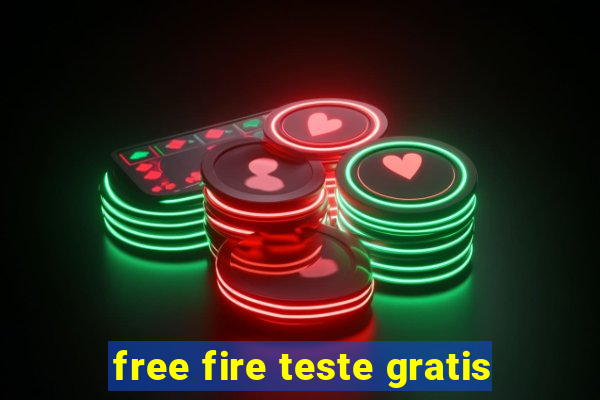 free fire teste gratis