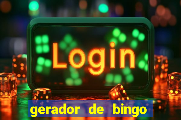 gerador de bingo de palavras