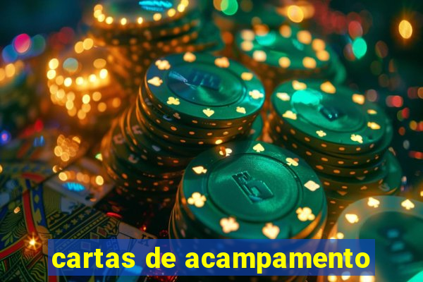 cartas de acampamento