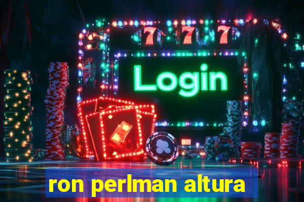 ron perlman altura