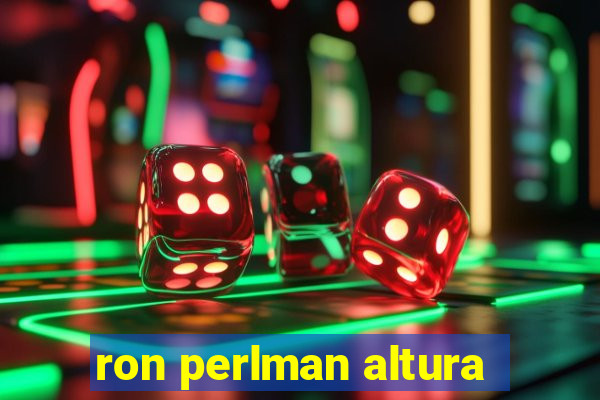 ron perlman altura