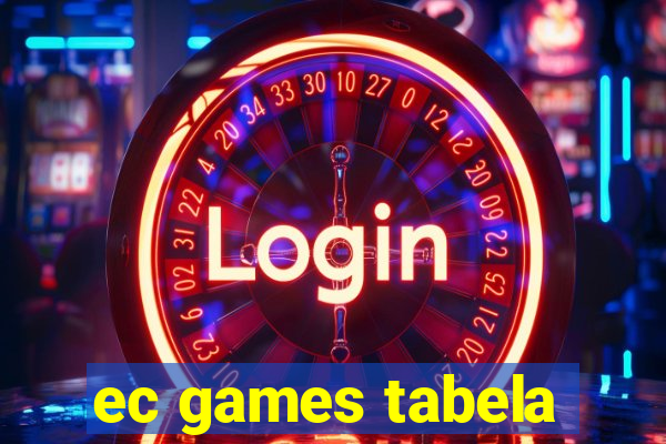 ec games tabela