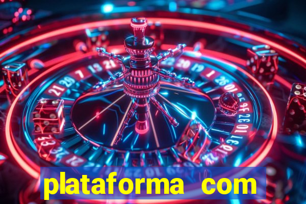 plataforma com chuva de dinheiro