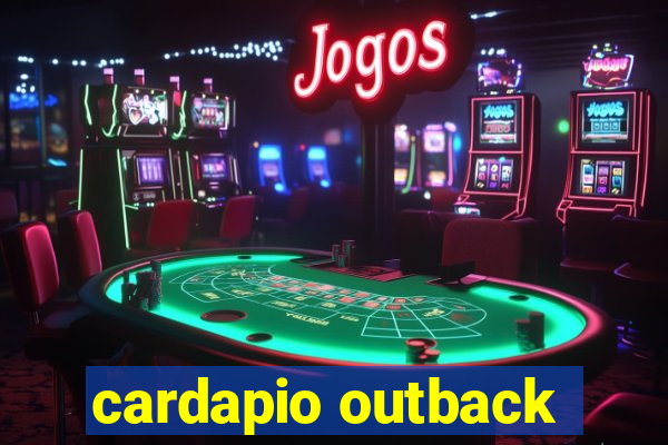 cardapio outback