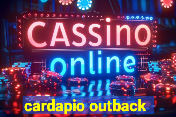 cardapio outback