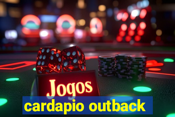 cardapio outback