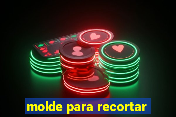 molde para recortar