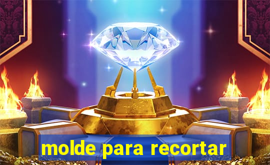 molde para recortar