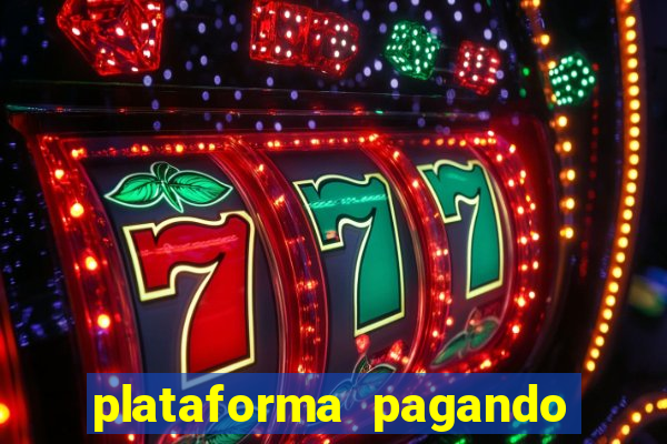 plataforma pagando bonus no cadastro