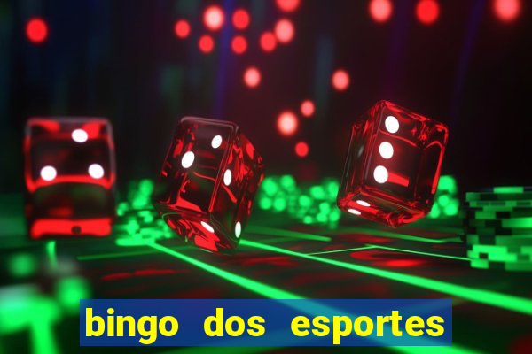 bingo dos esportes para imprimir