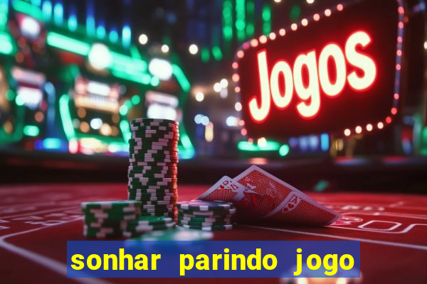 sonhar parindo jogo do bicho