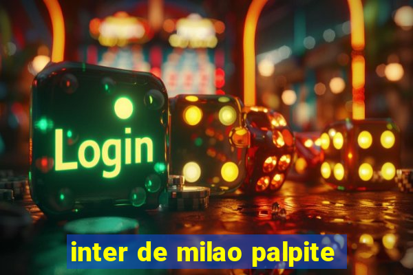 inter de milao palpite