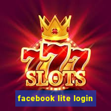 facebook lite login