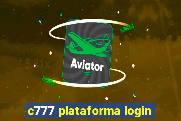 c777 plataforma login