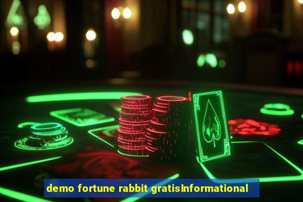 demo fortune rabbit gratisInformational