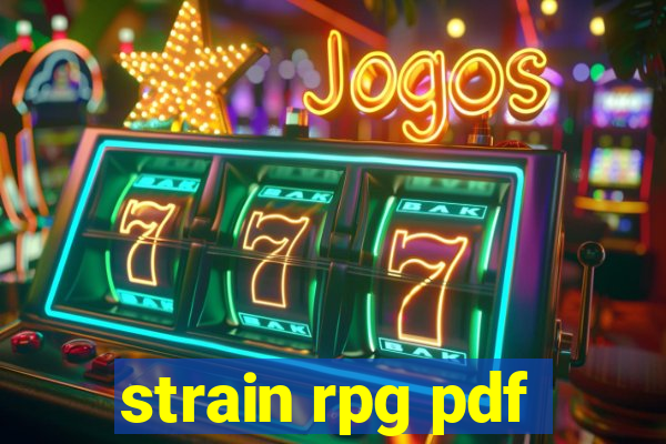 strain rpg pdf