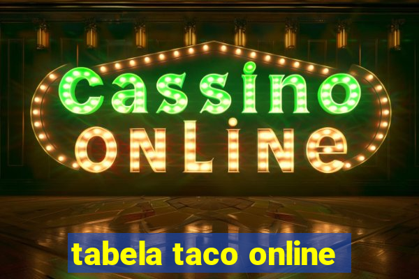 tabela taco online