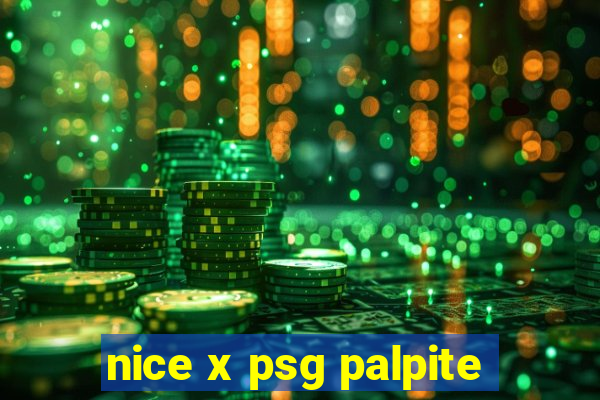 nice x psg palpite