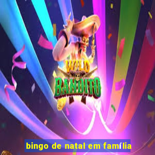 bingo de natal em família