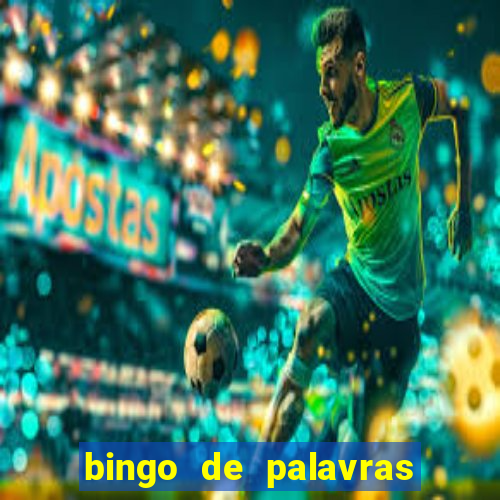 bingo de palavras 3 ano