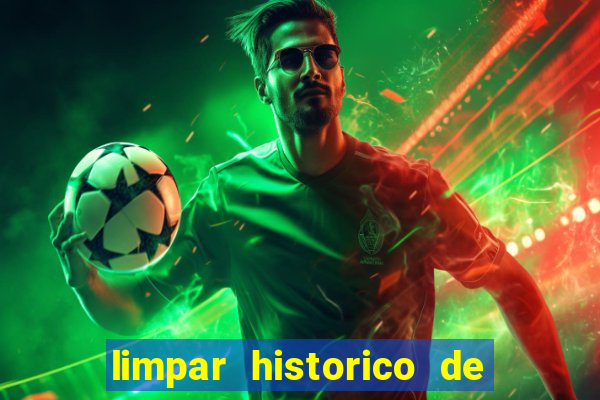 limpar historico de apostas bet365