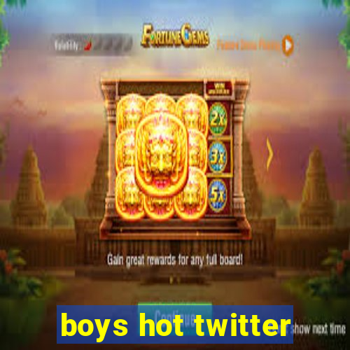 boys hot twitter