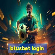 lotusbet login