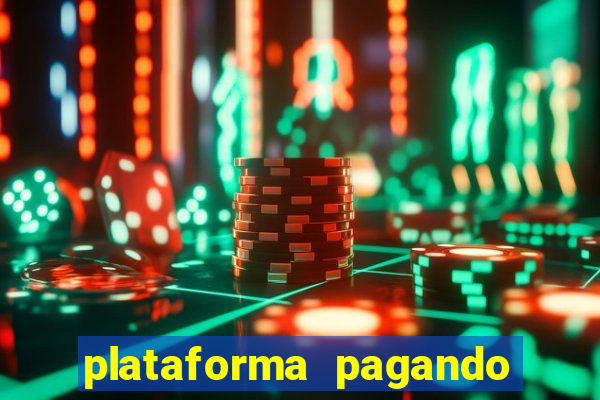 plataforma pagando no cadastro