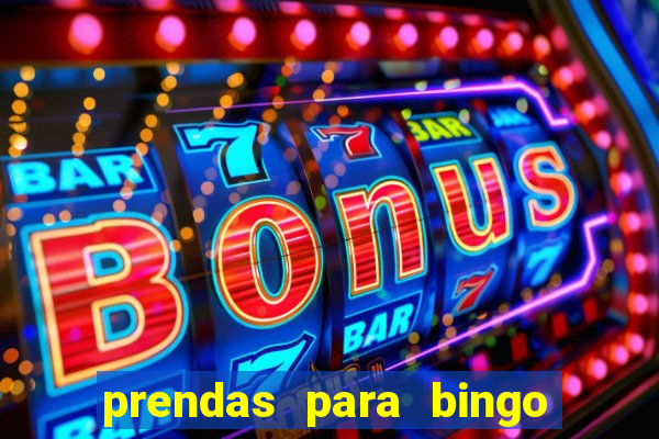 prendas para bingo de natal