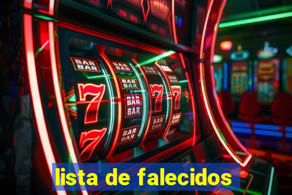 lista de falecidos