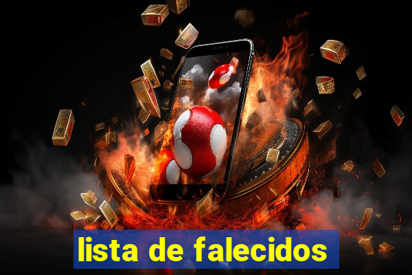 lista de falecidos