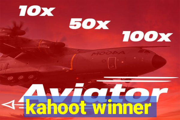 kahoot winner