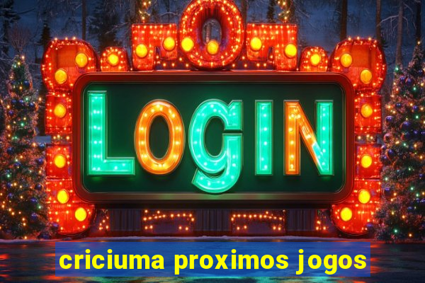 criciuma proximos jogos