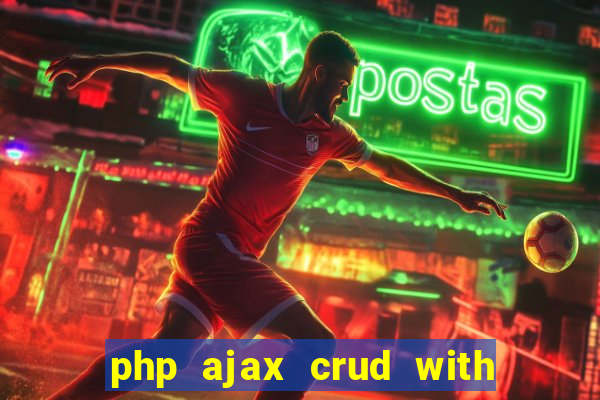 php ajax crud with datatables and bootstrap modals