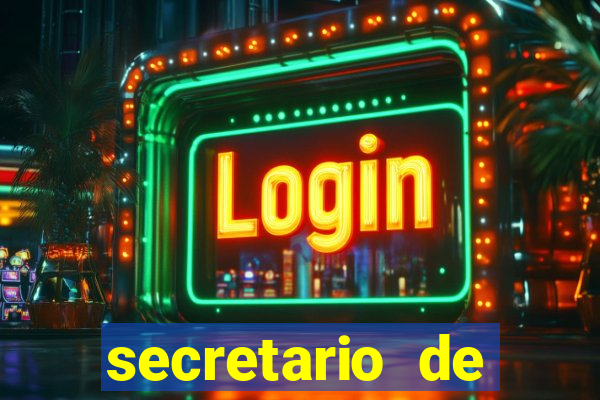 secretario de esporte salario